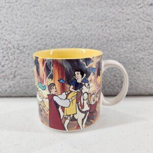 Vintage Disney Snow White Seven Dwarfs 3D Ceramic‎ Mug Cup Art Collectible